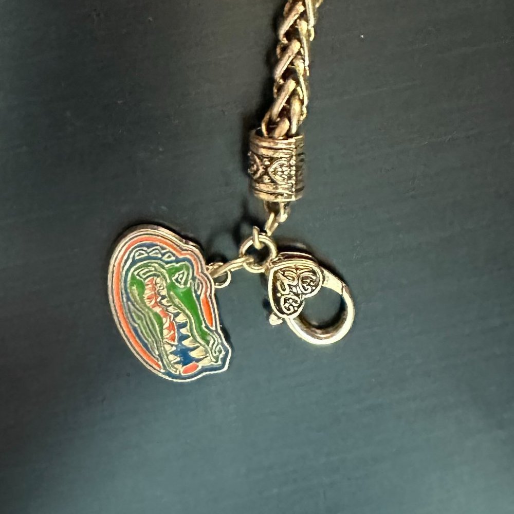 Florida Gators Women's silver tone bracelet